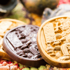 cacao munt, gouden munt , maya , astecks